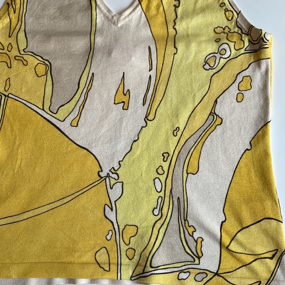 A Line vintage retro zip front cropped jacket & matching knit halter top size 6 - Picture 6 of 15